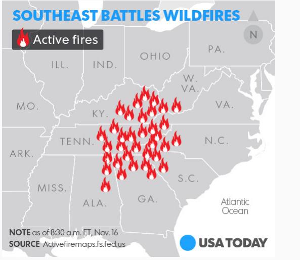 Southeast Battles Wildfires.png