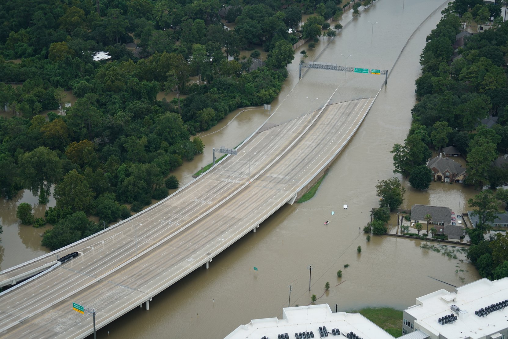 Houston Highway Flooded 2017 