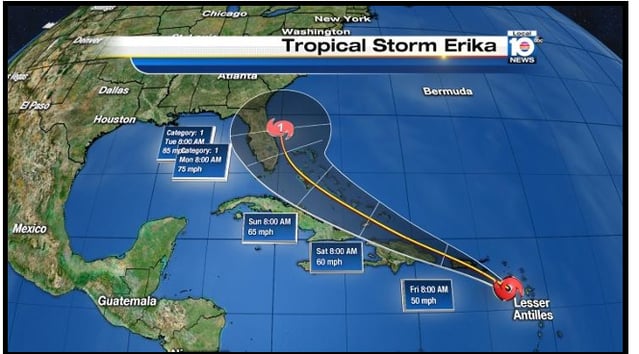 Local 10: Tropical Storm Erika