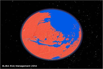 Mars Flood Modeling, JBA Risk Management