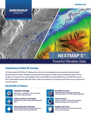 NEXTMap 5 Data Sheet