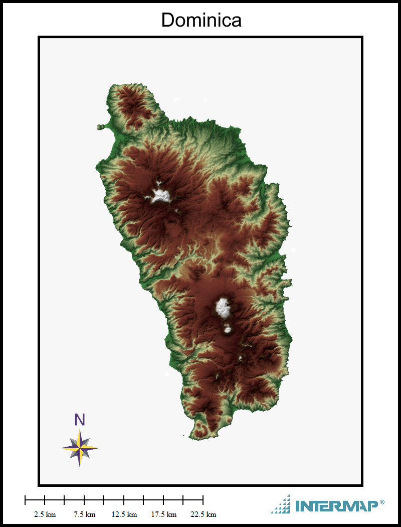 Dominica Map